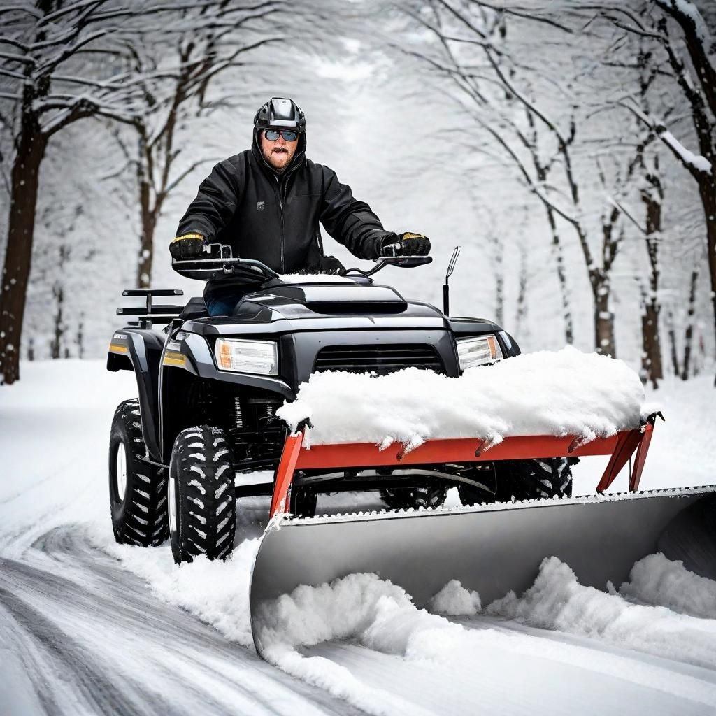 Snow Plow For 4 Wheeler