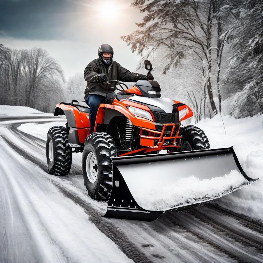 Snow Plow For 4 Wheeler